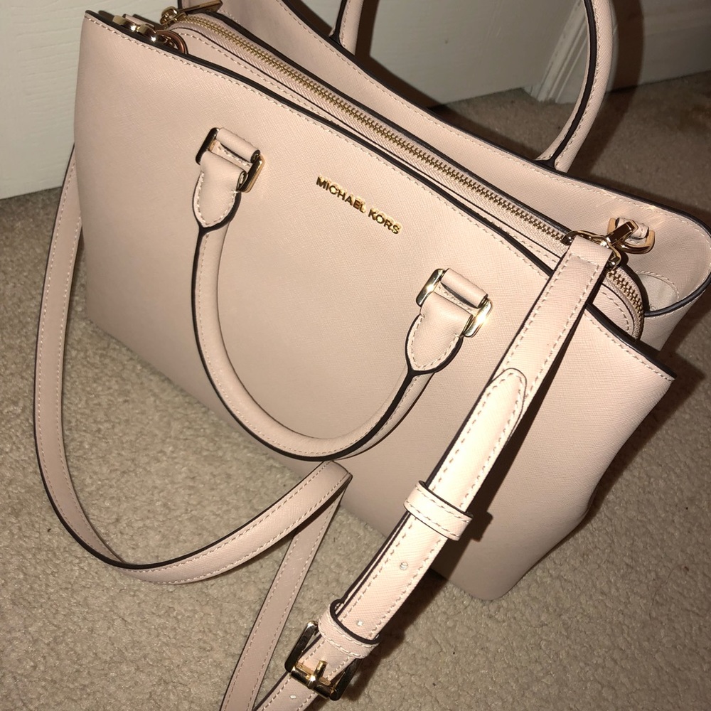 Saffiano Leather Satchel